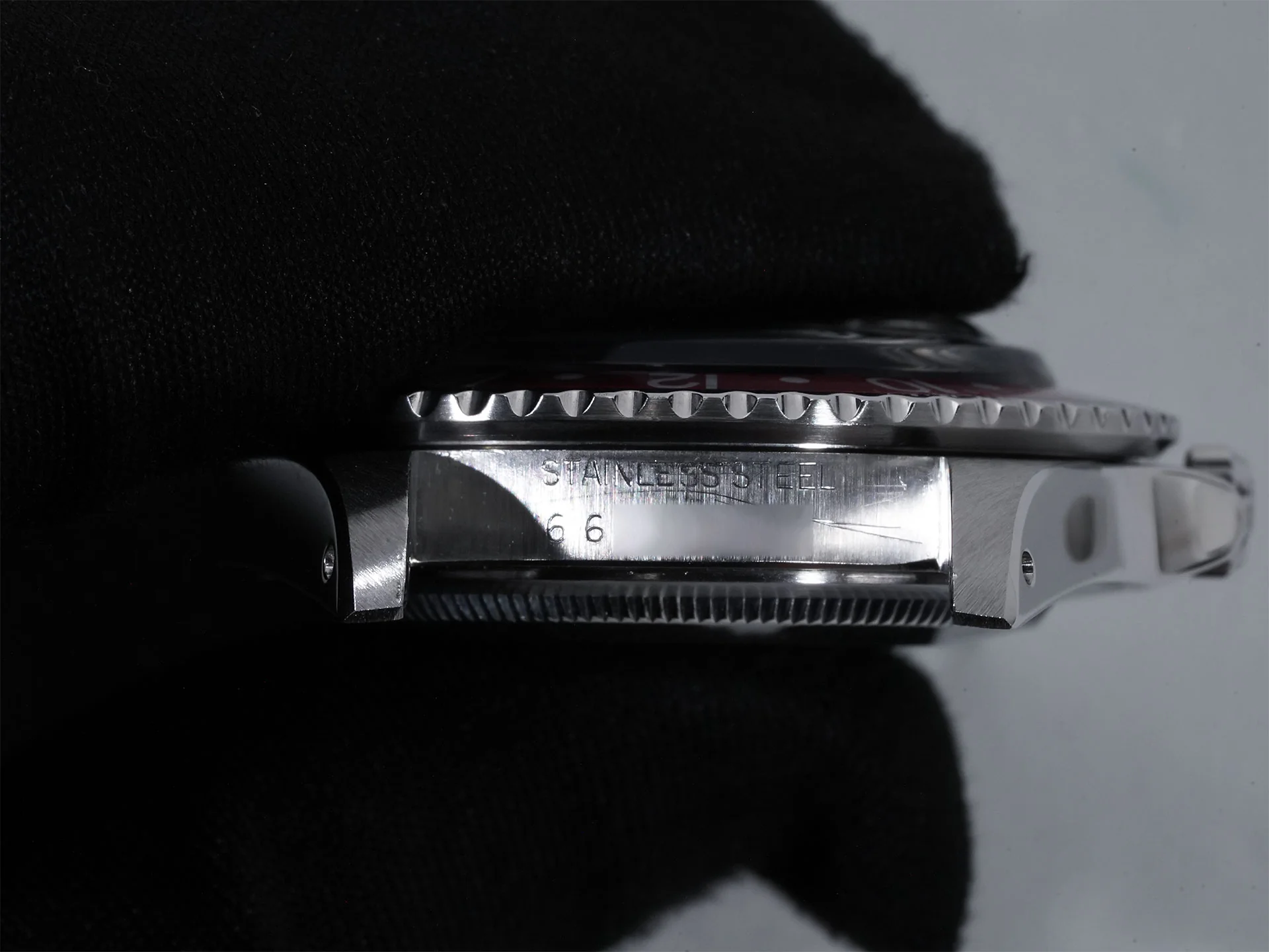ロレックス GMTマスター Ref.16750 ステンレススチール ブラック文字盤 オイスターブレスレット - Image 11