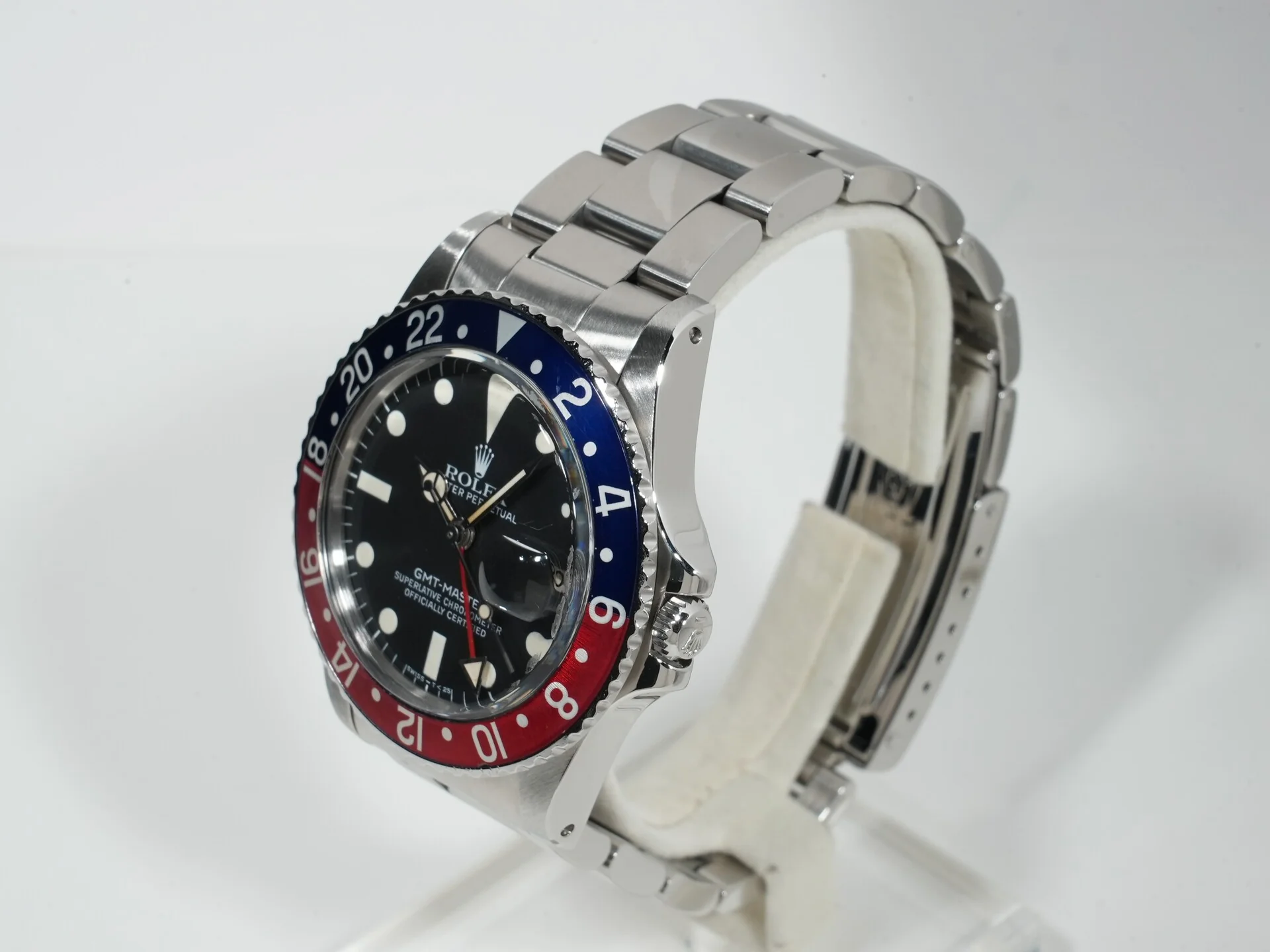 ロレックス GMTマスター Ref.16750 ステンレススチール ブラック文字盤 オイスターブレスレット - Image 4