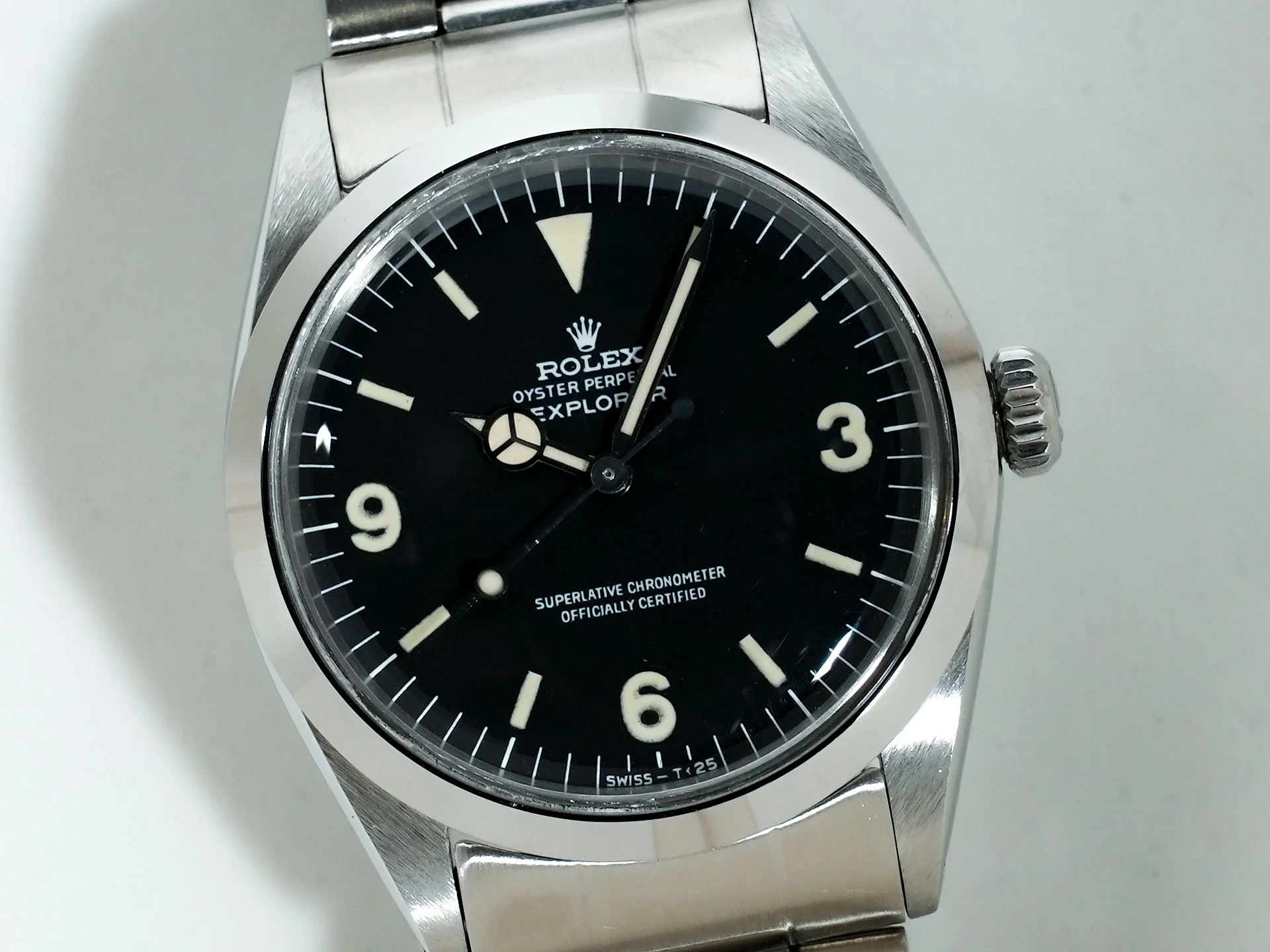 ロレックス エクスプローラーI Ref.1016 ステンレススチール ブラック文字盤 中古 yssk89de - Image 3
