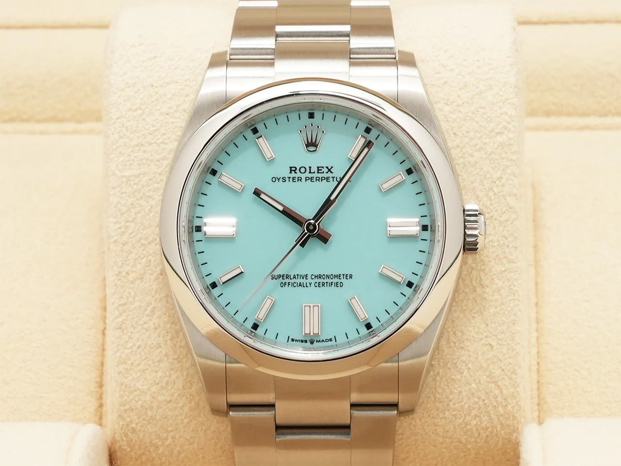 ロレックス オイスターパーペチュアル36 Ref.126000 ステンレススチール ターコイズ文字盤 - Image 2