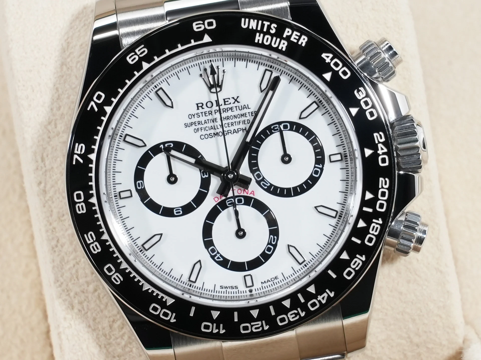 ロレックス デイトナ Ref.126500LN ステンレススチール ホワイト文字盤 - Image 3