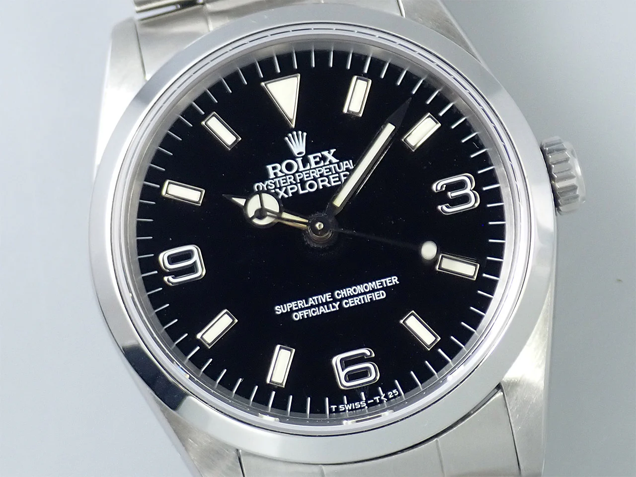 ロレックス エクスプローラーI Ref.14270 ステンレススチール ブラック文字盤 - Image 3
