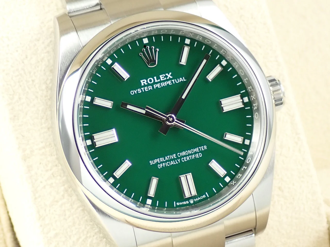 ロレックス オイスターパーペチュアル36 Ref.126000 ステンレススチール グリーン文字盤 - Image 3