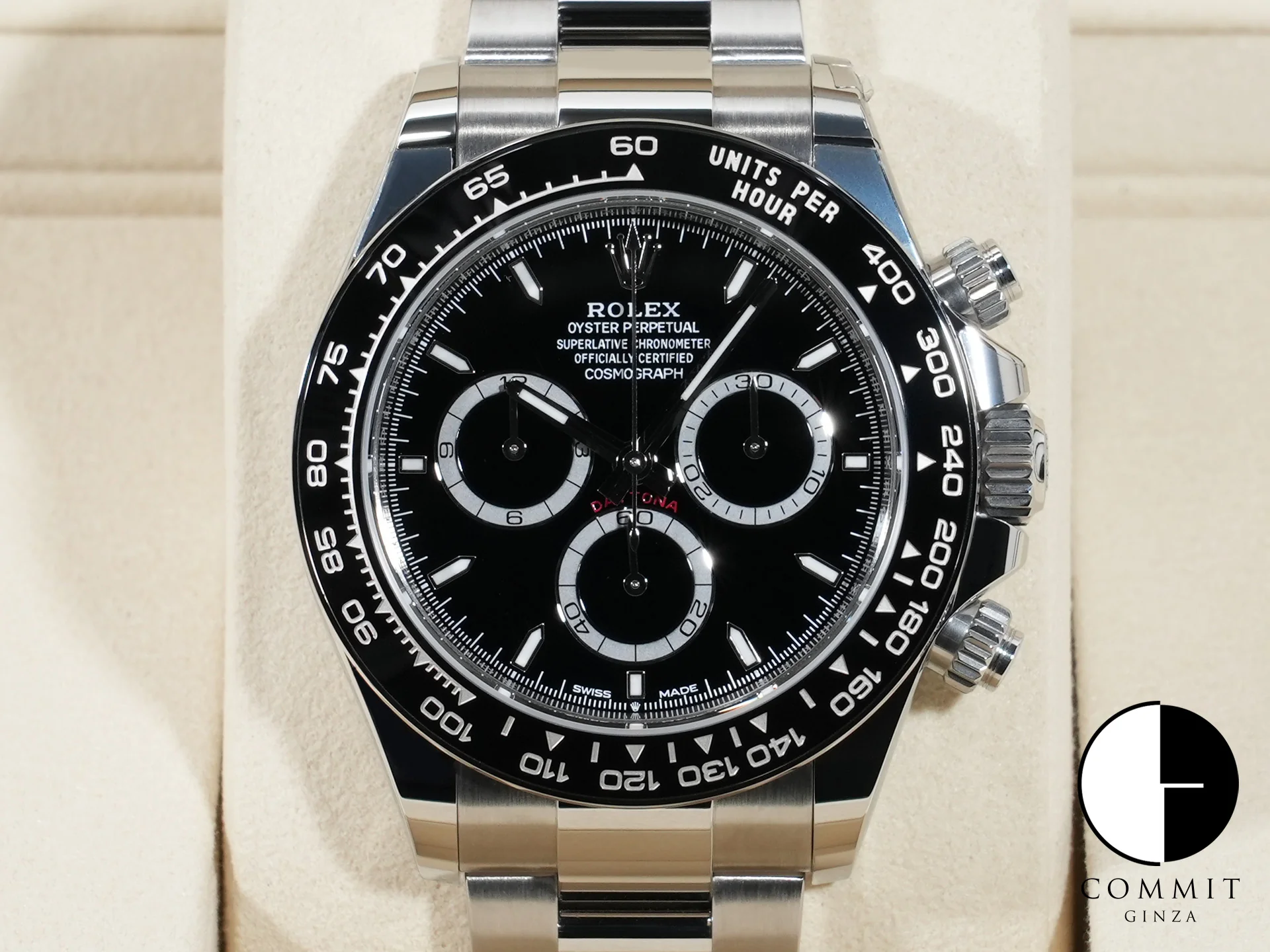 ロレックス デイトナ Ref.126500LN ステンレススチール ブラック文字盤