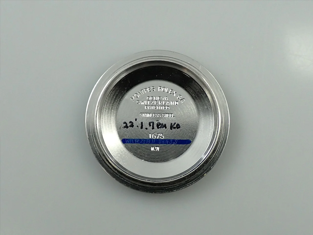 ロレックス GMTマスター Ref.1675 ステンレススチール ブラック文字盤 ジュビリーブレスレット 中古 Z72Z6XM7 - Image 14