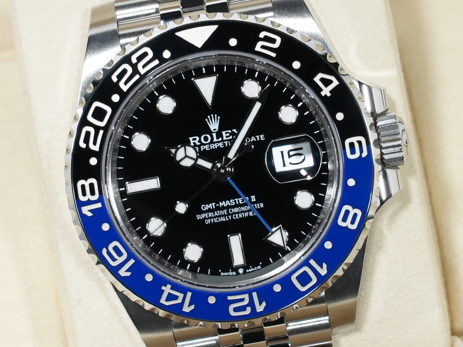 ロレックス GMTマスターII Ref.126710BLNR ステンレススチール ブラック文字盤 ジュビリーブレスレット 未使用 z77dbg97 - Image 3