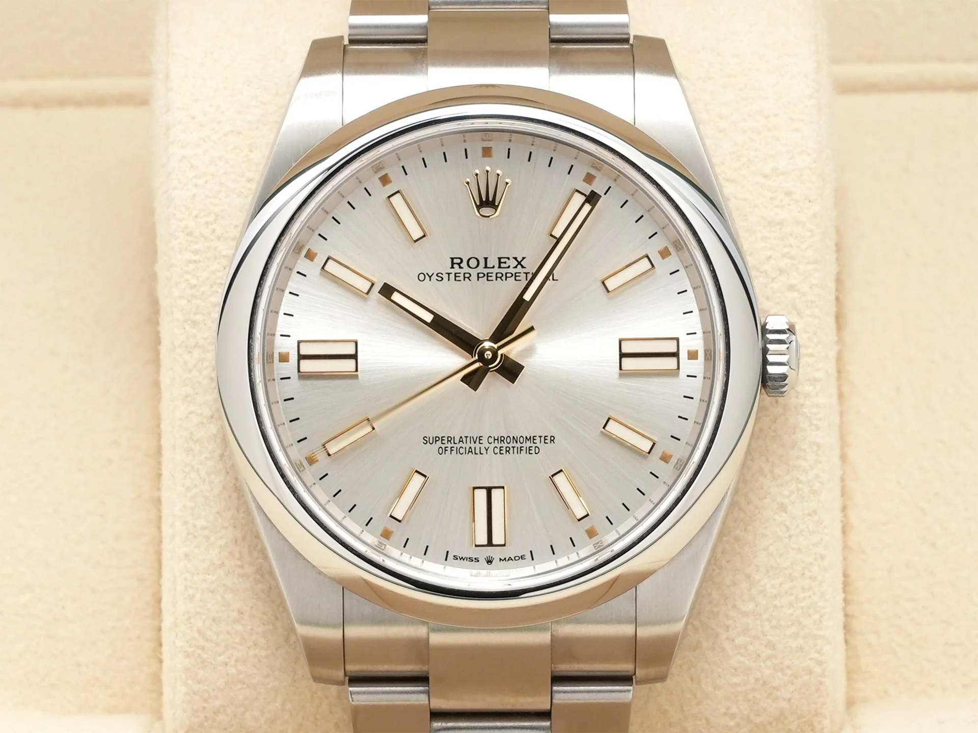 ロレックス オイスターパーペチュアル41 Ref.124300 ステンレススチール シルバー文字盤 - Image 2
