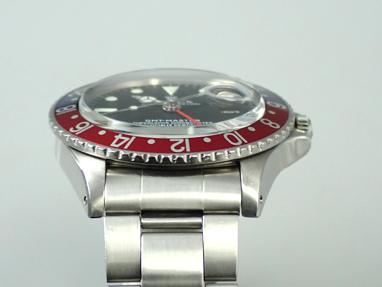 ロレックス GMTマスター Ref.1675 ステンレススチール ブラック文字盤 オイスターブレスレット - Image 6