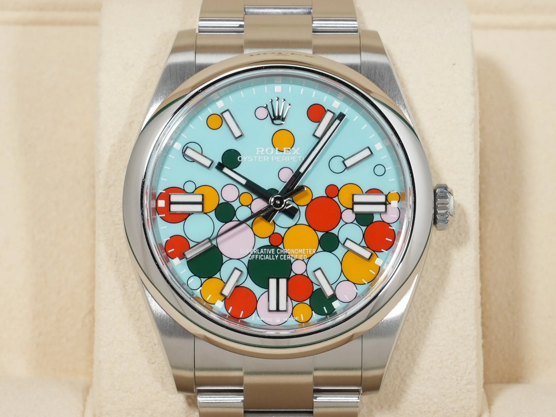 ロレックス オイスターパーペチュアル41 Ref.124300 ステンレススチール セレブレーションモチーフ文字盤 - Image 2