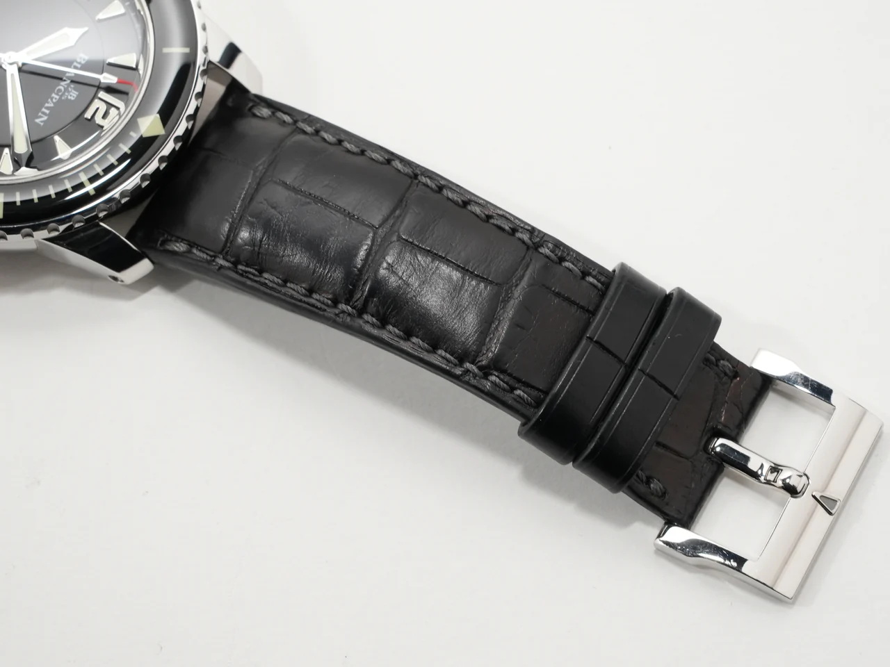 ブランパン フィフティ ファゾムス Ref.5015-1130-52A ブラック文字盤 中古 ZAY42Z4R - Image 8