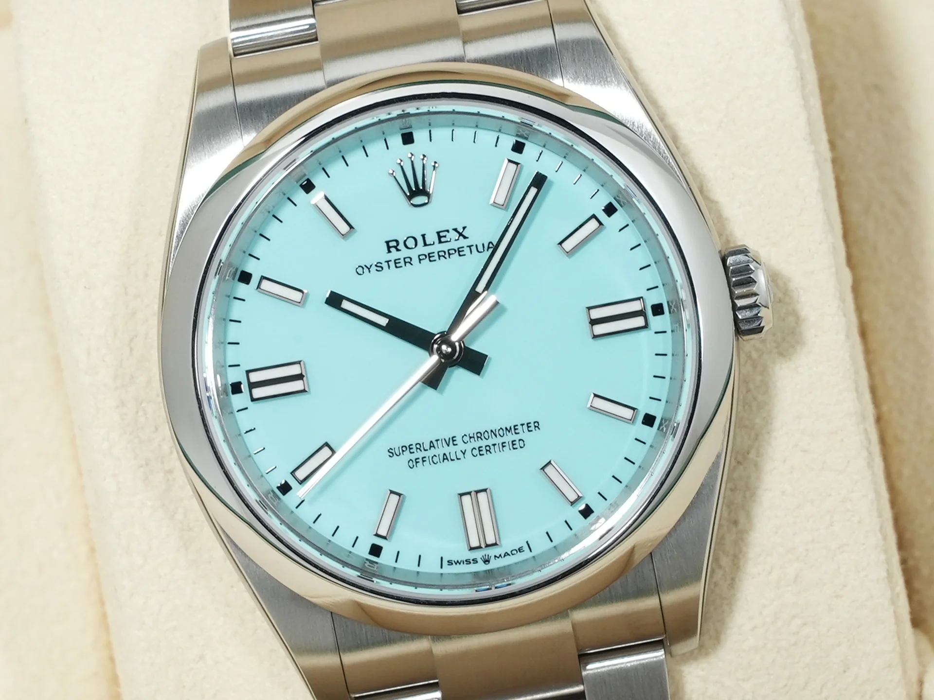 ロレックス オイスターパーペチュアル36 Ref.126000 ステンレススチール ターコイズ文字盤 未使用 zegqg8e6 - Image 3