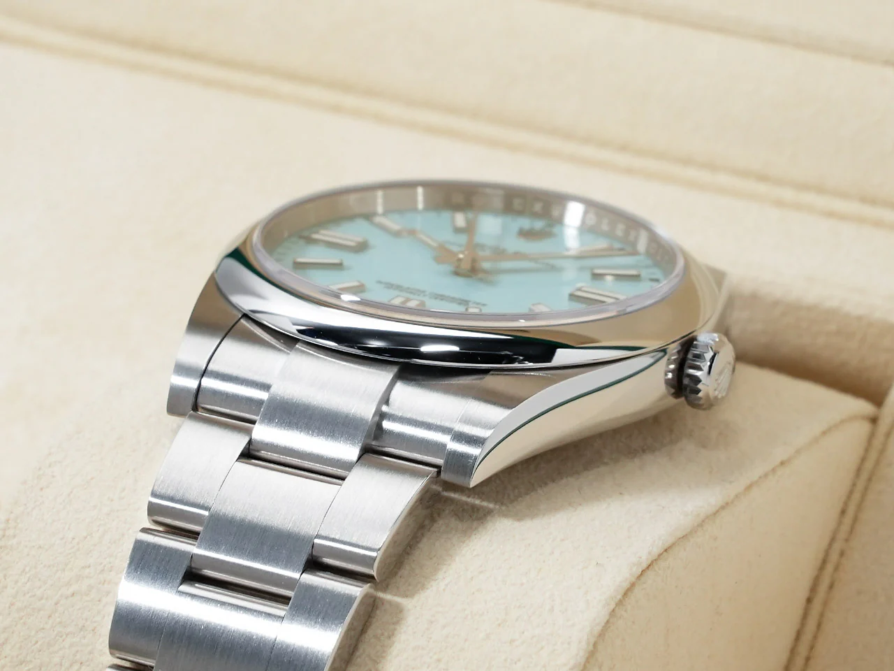 ロレックス オイスターパーペチュアル41 Ref.124300 ステンレススチール ターコイズ文字盤 - Image 6