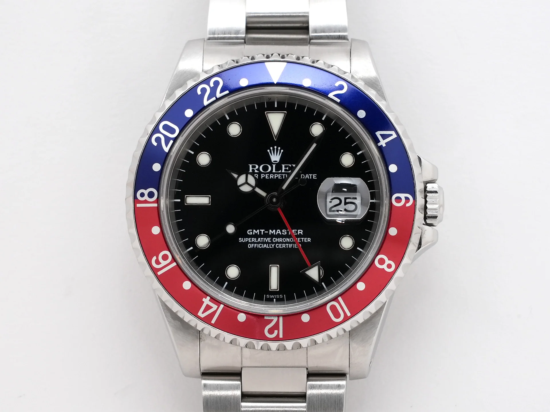 ロレックス GMTマスター Ref.16700 ステンレススチール ブラック文字盤 オイスターブレスレット 中古 zhfcz9qr - Image 2