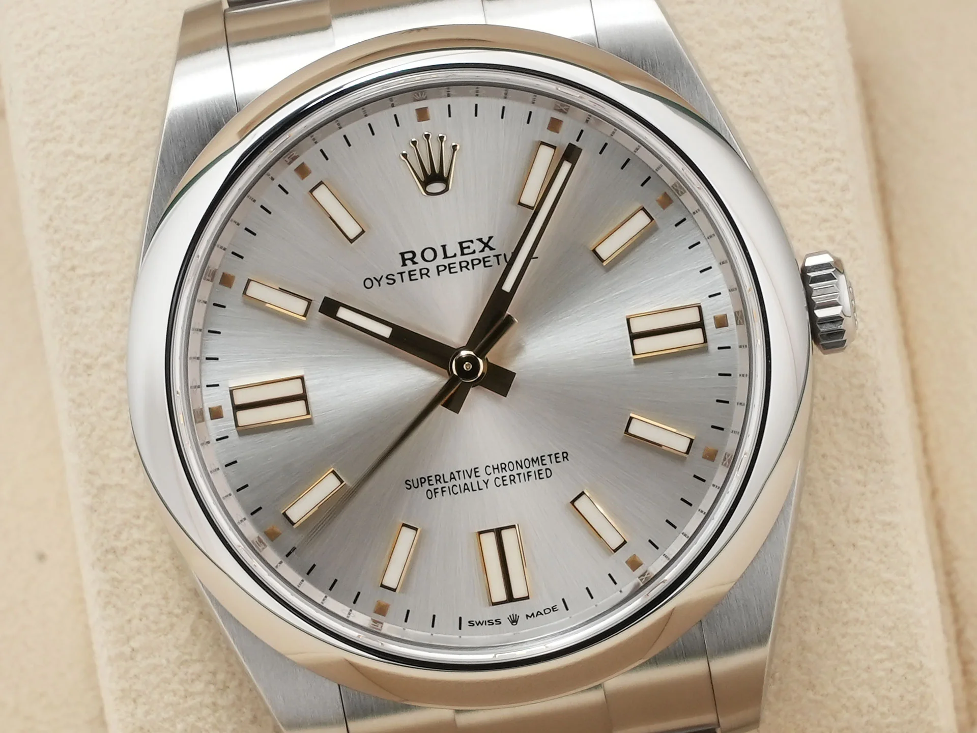 ロレックス オイスターパーペチュアル41 Ref.124300 ステンレススチール シルバー文字盤 - Image 3