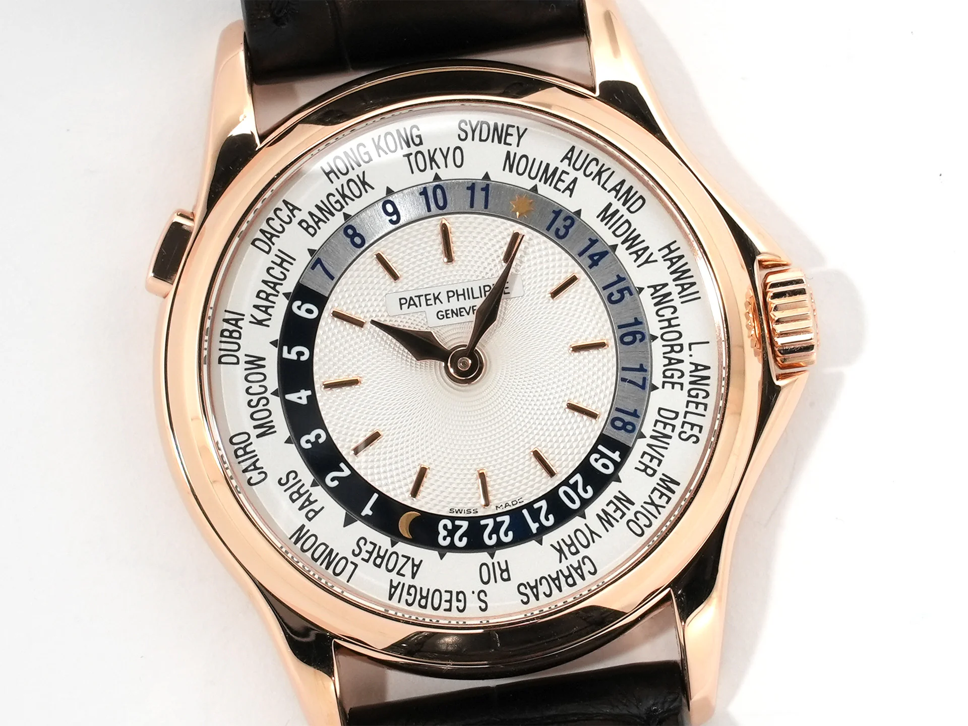 パテックフィリップ コンプリケーション ワールドタイム Ref.5110R-001 ローズゴールド シルバー文字盤 中古 zoiiwuyg - Image 3