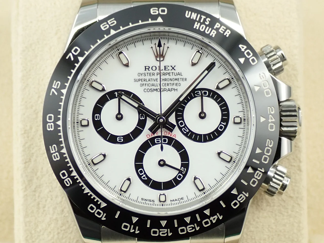 ロレックス デイトナ Ref.116500LN ステンレススチール ホワイト文字盤 - Image 3