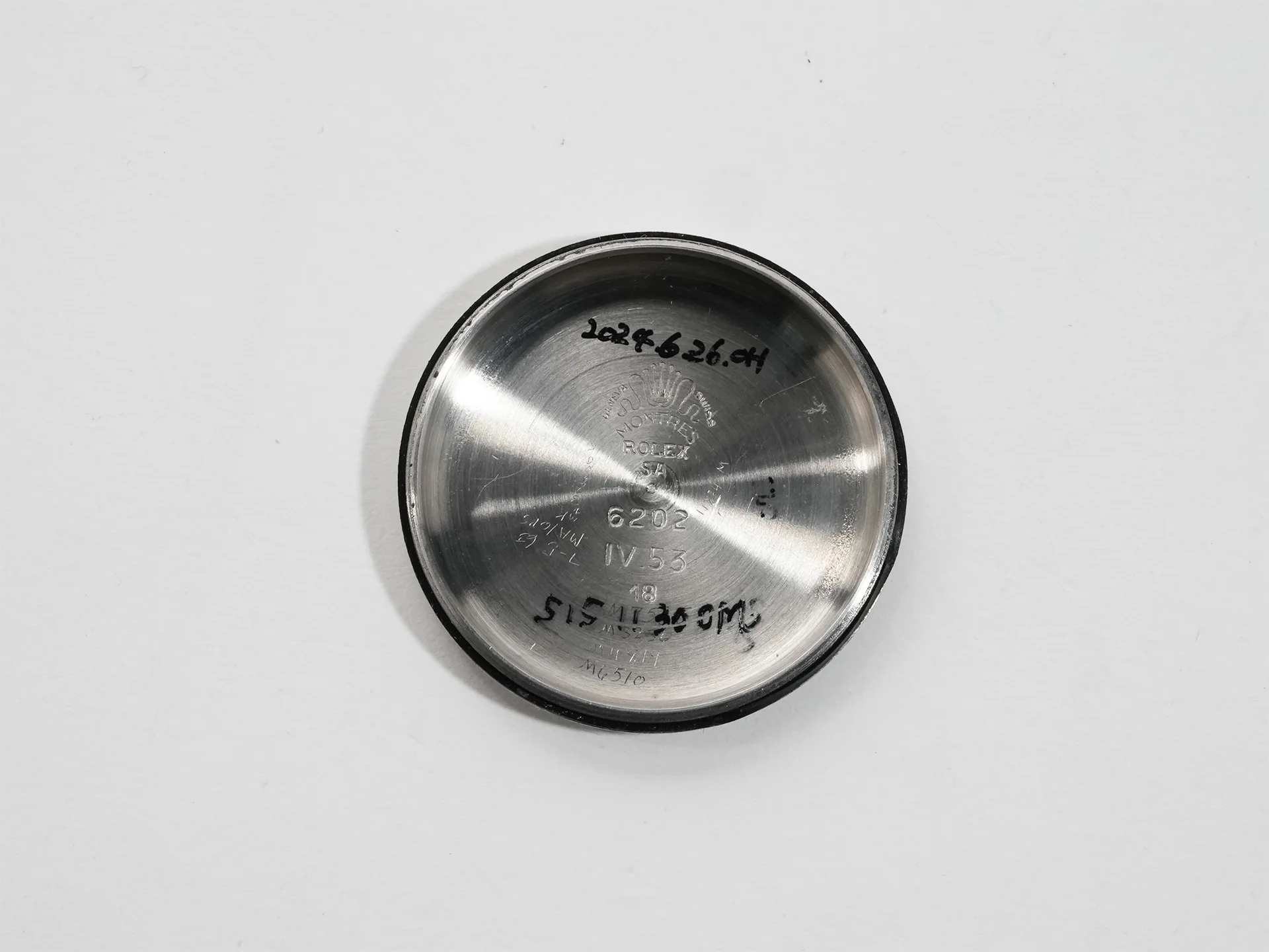 ロレックス ターノグラフ Ref.6202 ステンレススチール ブラック文字盤 - Image 13